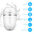 3 In 1 Face Cleansing Instrument Facial Care Tool Blackhead IP65 Waterproof Beauty Brush With 3 Brush Heads